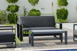 OUTFLEXX 2-Sitzer Sofa, Sooty, Sunbrella/Alu -Gartenmöbel Geschäft 5 20846.jpg