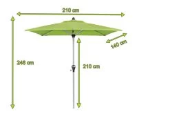 DOPPLER Active Auto Tilt Mittelstockschirm, Fresh Green, Alu/Polyester, 210x140 Cm, Höhenverstellbar, Mit Kurbel -Gartenmöbel Geschäft 5 20870.jpg
