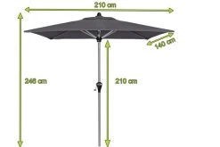 DOPPLER Active Auto Tilt Mittelstockschirm, Anthrazit, Alu/Polyester, 210x140 Cm, Höhenverstellbar, Mit Kurbel -Gartenmöbel Geschäft 5 20873.jpg
