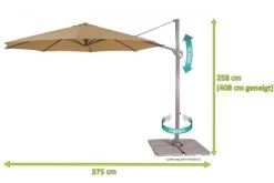 Schneider® SCHNEIDER Thassos Ampelschirm, Natur/silber, Rund, Ø 330cm -Gartenmöbel Geschäft 5 21428.jpg