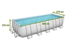 BESTWAY Power Steel Pool Komplett-Set, Grau, TriTech, 640x274x132cm, Mit Sandfilter, Leiter, Abdeckplane -Gartenmöbel Geschäft 5 21936.jpg