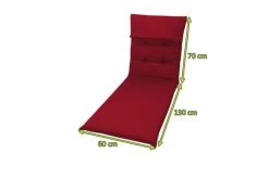 DOPPLER Style Liegenauflage, Bordeaux, Dralon, 200x60x7cm, Inklusive Befestigungsbänder -Gartenmöbel Geschäft 5 21987.jpg