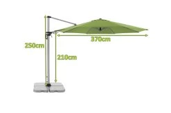 DOPPLER Active Pendelschirm, Fresh Green, Alu/Polyester, 370cmx210 Cm, Mit Kurbel, 360°-drehbar -Gartenmöbel Geschäft 5 22346.jpg
