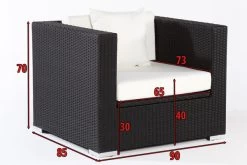 OUTFLEXX Sessel, Schwarz, Polyrattan, Inkl. Polster Und Kissen, Wasserfeste Kissenbox -Gartenmöbel Geschäft 5 2392 7 BOX.jpg