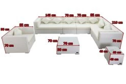 OUTFLEXX Loungemöbel-Set, Weiß, Polyrattan, Für 8 Personen, Inkl. Kaffeetisch, Wasserfeste Kissenbox -Gartenmöbel Geschäft 5 2510 BOX B.jpg