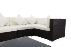 OUTFLEXX Ecklounge-Set Polyrattan, Braun, Für 5 Personen, Inkl. Kaffeetisch, Wasserfeste Kissenbox -Gartenmöbel Geschäft 6 1304 BOX B.jpg