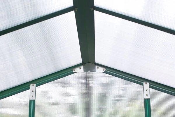 OUTFLEXX Gewächshaus, Grün, Alu/Polycarbonat, 6mm, Inkl. Fundament, Pulverb. 195 X 195 X 205 Cm 8 OUTFLEXX Gewächshaus, Grün, Alu/Polycarbonat, 6mm, Inkl. Fundament, Pulverb. 195 X 195 X 205 Cm – Bild 6