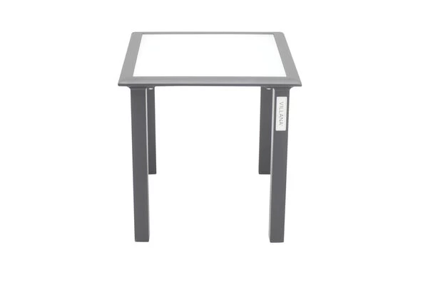 VILLANA 2er-Set Sonnenliegen, Anthrazit/grau, Alu/Textil, 198x66x32cm, Mit Beistelltisch 45x45cm 10 VILLANA 2er-Set Sonnenliegen, Anthrazit/grau, Alu/Textil, 198x66x32cm, Mit Beistelltisch 45x45cm – Bild 8