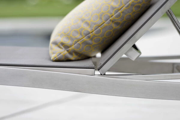 STERN Allround Rollenliege, Silber/taupe, Edelstahl/Textil, 200x71x38 Cm, Verstellbare Rückenlehne 8 STERN Allround Rollenliege, Silber/taupe, Edelstahl/Textil, 200x71x38 Cm, Verstellbare Rückenlehne – Bild 6