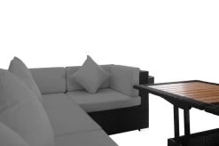 OUTFLEXX Loungemöbel-Set Polyrattan, Schwarz, Für 5 Personen, Inkl. Loungetisch, Wasserfeste Kissenbox -Gartenmöbel Geschäft 6 1714 BOX D.jpg