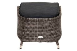 Ploß Rocking Hocker, Grau/braun-meliert, Polyrattan, 56x54x41 Cm, Zu Dining Sessel, Inkl. Polster -Gartenmöbel Geschäft 6 18203.jpg