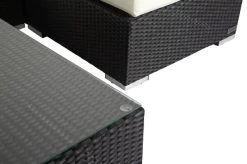 OUTFLEXX Loungemöbel-Set, Schwarz, Polyrattan, 5 Personen, Wasserfeste Kissenbox, Inkl. Kaffeetisch -Gartenmöbel Geschäft 6 18226 BOX B.jpg