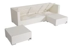 OUTFLEXX Loungemöbel-Set, Weiß, Polyrattan, 5 Personen, Wasserfeste Kissenbox -Gartenmöbel Geschäft 6 18228 BOX A.jpg