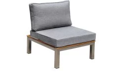 OUTFLEXX Loungemöbel, Silber/grau, Edelstahl/FSC-Teakholz/Textil, Für 4 Personen, Inkl. Beistelltisch -Gartenmöbel Geschäft 6 18296.jpg