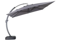 OUTFLEXX Luxus Ampelschirm, Anthrazit, Edelstahl/Aluminium, 350x350cm, Inkl. Schirmständer Und Schutzhülle -Gartenmöbel Geschäft 6 18352.jpg