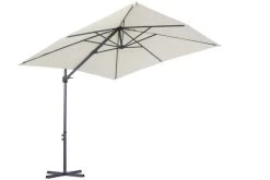 OUTFLEXX Ampelschirm, Anthrazit/creme, Pulverbesch. Aluminium, 250x250cm, Inkl. Plattenständer -Gartenmöbel Geschäft 6 18353.jpg
