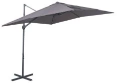 OUTFLEXX Ampelschirm, Anthrazit, Pulverbesch. Aluminium, 250x250cm, Inkl. Plattenständer -Gartenmöbel Geschäft 6 18354.jpg