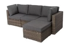 OUTFLEXX Loungegruppe, Grau, Polyrattan, 4 Personen, Verstellbare Sitzflächen, Wasserfeste Kissenbox -Gartenmöbel Geschäft 6 18363 BOX.jpg
