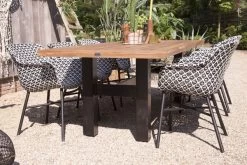 HARTMAN Delphine Armlehnensessel, Schwarz/weiß, Alu/Kunststoff -Gartenmöbel Geschäft 6 18696.jpg