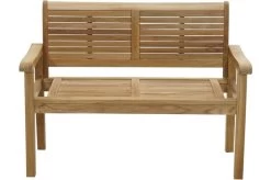 Ploß Zweisitzer Landhausbank York, Premium-Teak, Natur, 120x64x95 Cm -Gartenmöbel Geschäft 6 18981.jpg