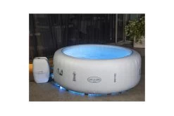 BESTWAY Lay-Z-Spa Paris AirJet Whirlpool, Weiß, Vinyl/Kunstleder, Ø196x66cm -Gartenmöbel Geschäft 6 19182.jpg