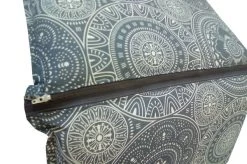 DOPPLER Lyra Stuhlauflage Hochlehner, Grau Gemustert, Polyester, 120 X 48 X 7 Cm, Mit Kopfkissen Und Reißverschluss -Gartenmöbel Geschäft 6 19683.jpg