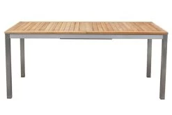 STERN Cardiff Esstischgruppe, Silber/silbergrau, Edelstahl/FSC-Teak, Tisch 180/240 X 100 Cm, 6 Stapelsessel -Gartenmöbel Geschäft 6 19736.jpg