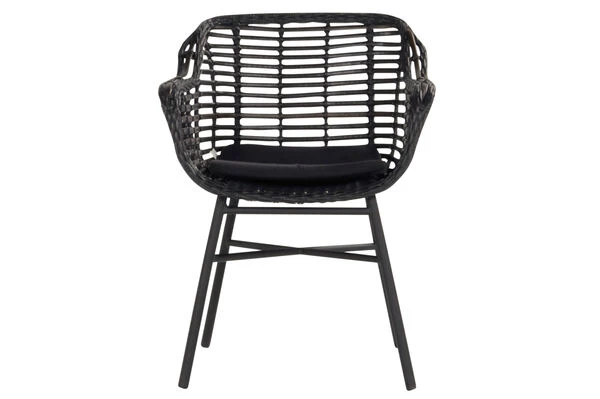 HARTMAN Cecilia Diningsessel, Schwarz, Alu / Polyrattan, 62 X 62 X 84 Cm 8 HARTMAN Cecilia Diningsessel, Schwarz, Alu / Polyrattan, 62 X 62 X 84 Cm – Bild 6