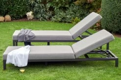 HARTMAN Eva Loungeliege, Flanelle, Sunbrella, 195 X 70 X 45 Cm, Rückenlehne Verstellbar, Hohe Liegefläche 23 HARTMAN Eva Loungeliege, Flanelle, Sunbrella, 195 X 70 X 45 Cm, Rückenlehne Verstellbar, Hohe Liegefläche -Gartenmöbel Geschäft 6 20467.jpg