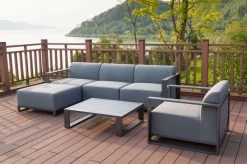 OUTFLEXX Loungeset, Flanelle, Alu/Sunbrella, Für 5 Personen, Loungetisch 100x80 Cm -Gartenmöbel Geschäft 6 20753.jpg