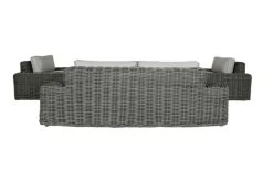 OUTFLEXX Loungemöbel, Two Tone Grey, Polyrattan, 4 Personen, Inkl. Tisch 70 X 130 Cm Und Polster In Grau -Gartenmöbel Geschäft 6 20906.jpg