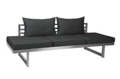 STERN New Holly Lounge/Liege, Silber/schiefergrau, Edelstahl, 216x77x68 Cm, Inkl. Polster Schiefergrau 15 STERN New Holly Lounge/Liege, Silber/schiefergrau, Edelstahl, 216x77x68 Cm, Inkl. Polster Schiefergrau -Gartenmöbel Geschäft 6 21897.jpg