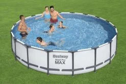 BESTWAY Steel Pro MAX Pool Komplett-Set, Grau, DuraPlus, Ø549x122cm, Mit Filterpumpe, Leiter, Abdeckplane -Gartenmöbel Geschäft 6 21934.jpg