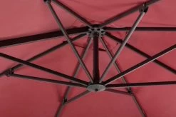 Schneider® SCHNEIDER Rhodos Twist Ampelschirm, Bordeaux, Quadratisch, 300 X 300 Cm -Gartenmöbel Geschäft 7 13623 1.jpg