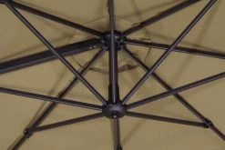 Schneider® SCHNEIDER Rhodos Eco Twist Ampelschirm, Taupe, Rund, Ø 300 Cm -Gartenmöbel Geschäft 7 16621.jpg