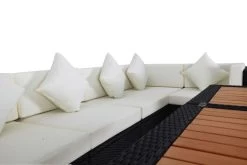 OUTFLEXX Loungemöbel-Set Polyrattan, Schwarz, Für 5 Personen, Inkl. Loungetisch, Wasserfeste Kissenbox -Gartenmöbel Geschäft 7 1714 BOX D.jpg
