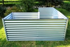 OUTFLEXX Eck-Hochbeet, Silber, Zincalume, 210x210x90x84cm -Gartenmöbel Geschäft 7 18169.jpg