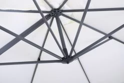 OUTFLEXX Ampelschirm, Anthrazit/creme, Pulverbesch. Aluminium, 400x300cm, Inkl. Plattenständer -Gartenmöbel Geschäft 7 18347.jpg