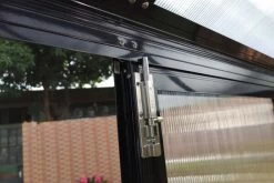 OUTFLEXX Gewächshaus, Schwarz, Alu/Polycarbonat, 295x295x270 Cm, Pulverbeschichtet -Gartenmöbel Geschäft 7 20086.jpg