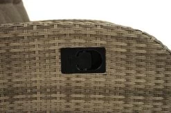 Ploß Rabida Comfort Dining / Lounge Sessel, Champagner-meliert, Polyrattan, 73x85x112 Cm, Verstellbar -Gartenmöbel Geschäft 7 20162.jpg