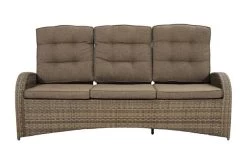 Ploß Rabida Comfort Dining / Lounge 3-Sitzer Sofa, Champagner-meliert, Polyrattan, 210x85x112 Cm, Verstellbar -Gartenmöbel Geschäft 7 20164.jpg