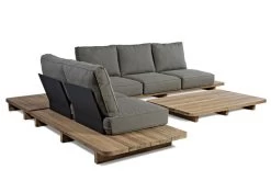 OUTFLEXX Loungemöbel, Natur, Recycled FSC®-Teak, 5 Sitzplätze, Inkl. Kissen -Gartenmöbel Geschäft 7 20304.jpg