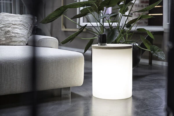 8-SEASONS Shining Drum Dekoleuchte, Weiß, Polyethylen, Outdoor 9 8-SEASONS Shining Drum Dekoleuchte, Weiß, Polyethylen, Outdoor – Bild 7