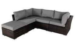 OUTFLEXX Loungemöbel, Polyrattan, Braun Marmoriert, Inkl. Abdeckhaube, Ersatzbezug, Wasserfeste Kissenbox -Gartenmöbel Geschäft 7 7759 BOX X 1.jpg