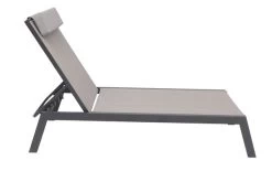 VILLANA 2er-Set Sonnenliegen, Anthrazit/grau, Alu/Textil, 198x66x32cm, Mit Beistelltisch 45x45cm 26 VILLANA 2er-Set Sonnenliegen, Anthrazit/grau, Alu/Textil, 198x66x32cm, Mit Beistelltisch 45x45cm -Gartenmöbel Geschäft 8 13885.jpg