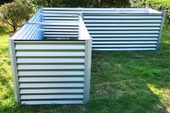 OUTFLEXX Eck-Hochbeet, Silber, Zincalume, 270x270x90x84cm -Gartenmöbel Geschäft 8 18173.jpg