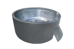 Outtech Steel Art Aqua Whirlpool, Silber/grau, 180x180x73 Cm,5 Pers., LCD Balboa Anzeige, Rund -Gartenmöbel Geschäft 8 21292.jpg