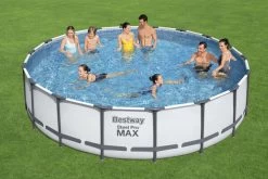 BESTWAY Steel Pro MAX Pool Komplett-Set, Grau, DuraPlus, Ø549x122cm, Mit Filterpumpe, Leiter, Abdeckplane -Gartenmöbel Geschäft 8 21934.jpg