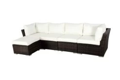 OUTFLEXX Loungemöbel, Polyrattan, Braun Marmoriert, Inkl. Abdeckhaube, Ersatzbezug, Wasserfeste Kissenbox -Gartenmöbel Geschäft 8 7759 BOX X 1.jpg