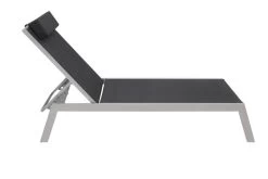 VILLANA 2er-Set Sonnenliegen, Silber/schwarz, Alu/Textil, 198x66x32cm, Mit Beistelltisch 45x45cm -Gartenmöbel Geschäft 9 13886.jpg